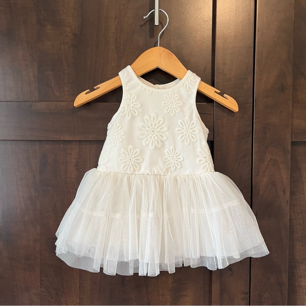 PIPPA & JULIE 18M Embroidered-Bodice Tutu Dress